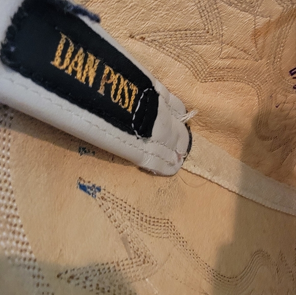 Dan Post Womens tan leather boots size 6.5M - Picture 11 of 12